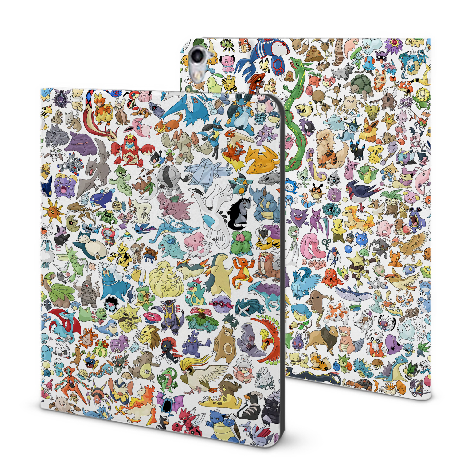 （画像用） ポケットモンスター Pokémon IPad ケース ブック型 PUレザー TPU 耐衝撃 軽量 薄型 ペン収納なし 全面保護 IPad 各モデル対応